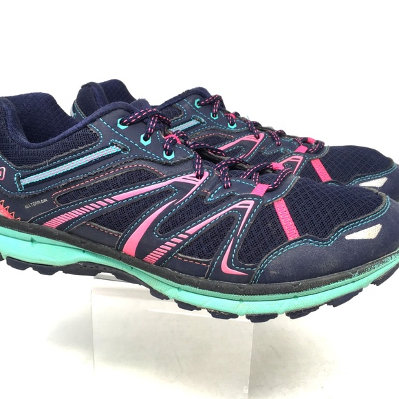 pink and blue fila shoes